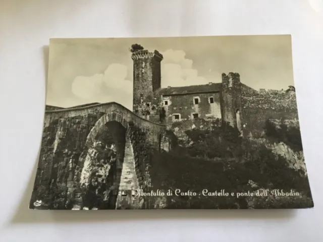 Italia-Cartolina-Montalto  Di Castro. (Viterbo) Castello E Ponte Dell’abbadia