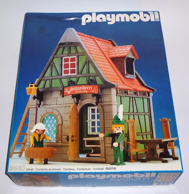 Playmobil 3440 La Maison Du Tailleur - Collector, Complet, Comme Neuf