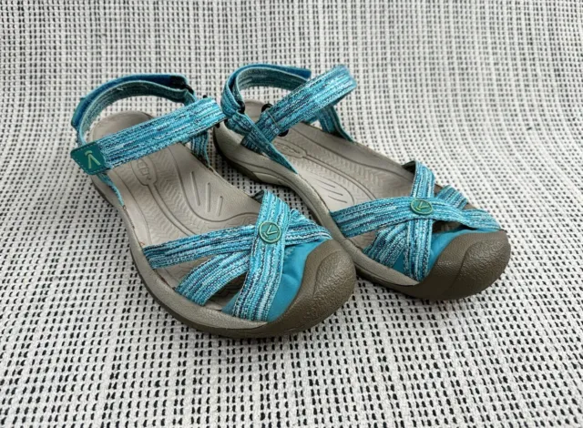 Keen Bali Strap Womens Size 8.5 Blue Sandals Waterproof Hiking Walking 1016809