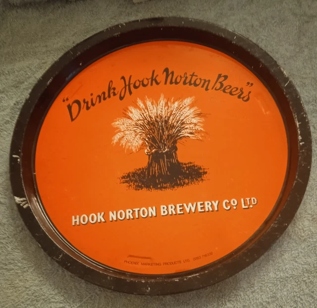 Vintage Hook Norton Brewery Drinks Advertising Tin Tray.