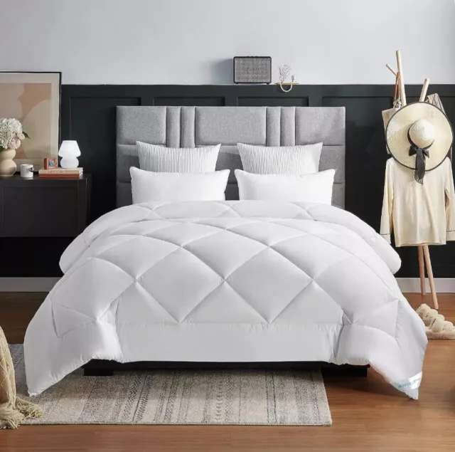 Piumone Letto Matrimoniale 450 Gr/Mq Invernale 220X240 Cm - Piumino Caldissimo 2