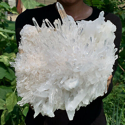 9.1LB  A+++Large Natural white Crystal Himalayan quartz cluster /mineralsls 263
