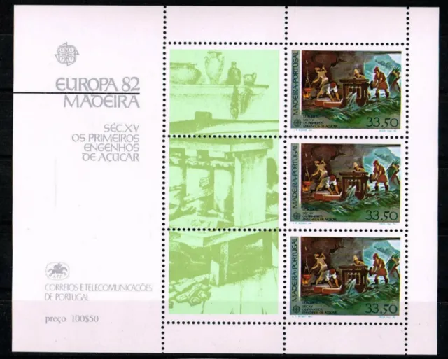 Portugal Madeira 1982 Block 5 postfrisch. Siehe Bild und Beschreibung(EM997)