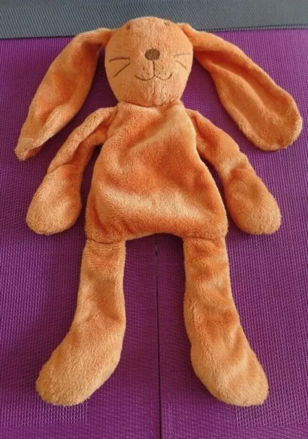 S2 / doudou peluche lapin orange billes DU PAREIL AU MEME DPAM