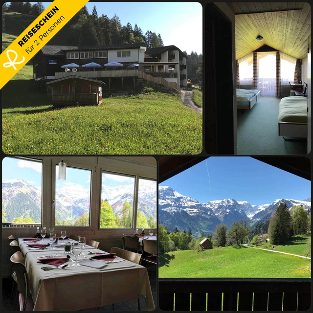 Kurzurlaub Schweiz 4 Tage 2 Personen Hotel Hotelgutschein Erholung Berge Urlaub