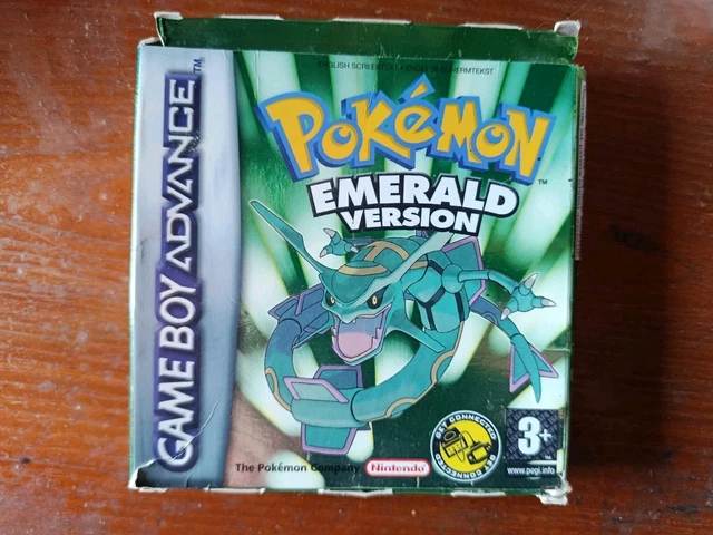 Pokémon Émeraude Sur Game Boy Advance – Version PAL UK – Complet – État Correct