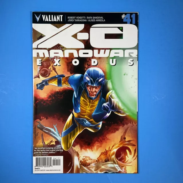 X-O Manowar #41 Cover A First Print VALIANT COMICS ENTERTAINMENT 2015 Exodus!
