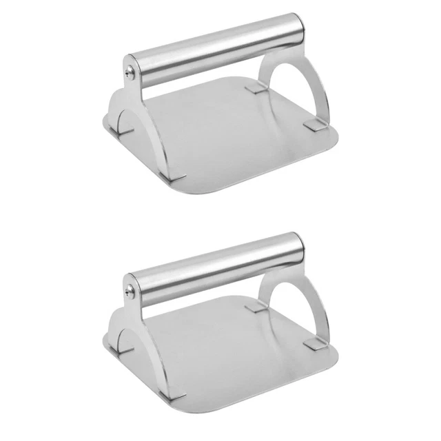 2 pz pressa per carne Burger Press in acciaio inox resistente per hamburger frantoio griglia