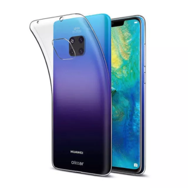 Coque de protection pour Huawei Mate 20 lite Pro Housse Etui TPU Gel Silicone