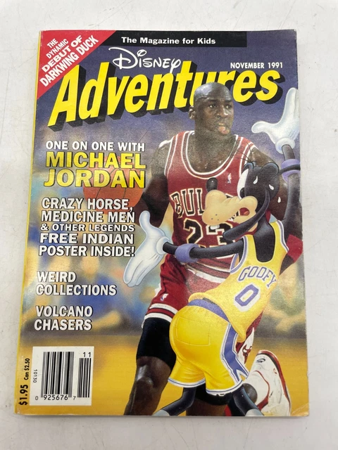 Disney Adventures For Kids Magazine, Nov. 1991, Michael Jordan