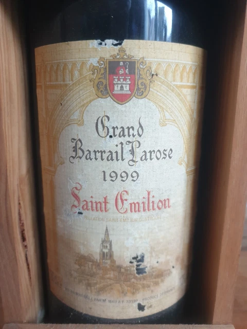 ST EMILION GRAND Barrail Larose 1999 Magnum 150cl vin rouge dans
