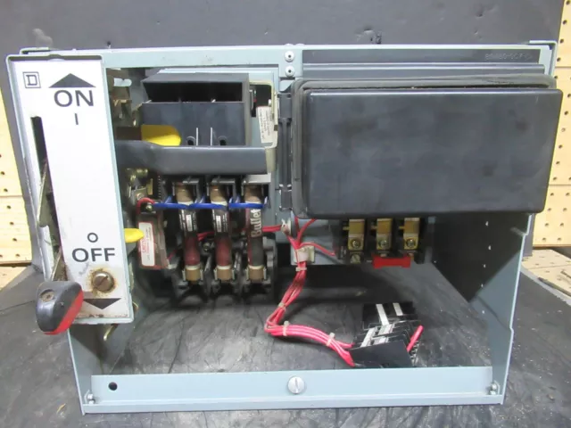 Square D Mcc Motor Control Starter 12" W/ 8536Sco3 Starter Nema 1 30 Amp 600 Vac