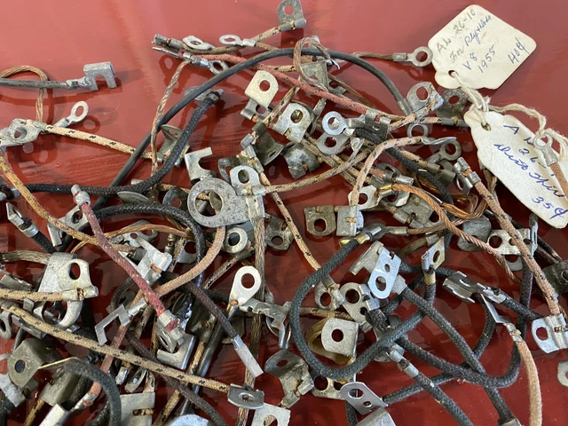 1930 's 1940 's 1950 's ASSORTED DISTRIBUTOR LEADS (225+) GM MOPAR FORD NEW!!! 3