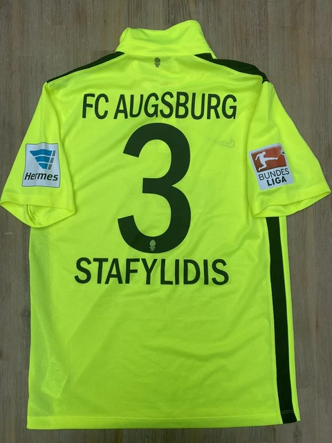 FC Augsburg Spielertrikot + Matchworn + Größe M + Stafylidis + Nike