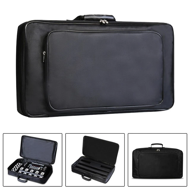 Portable Guitar Pedalboard Bag Effects Pedal Board Storage Carry Case Large Size