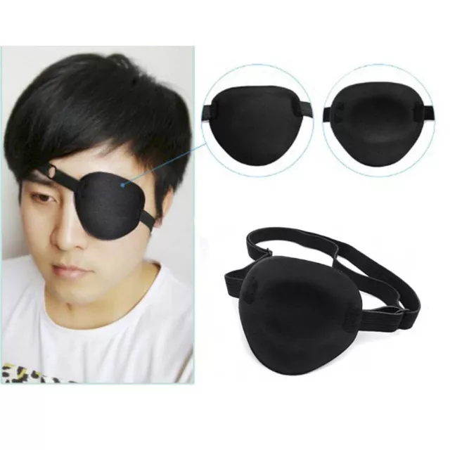 Concave Eye Patch /Foam Groove Eyeshades Adjustable Strap Medical Use Washable