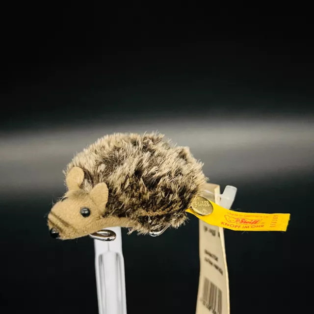 STEIFF Igel JOGGI | 056109 | KFS & Etikett | Jahr 1995 | 6 cm | NEUWERTIG