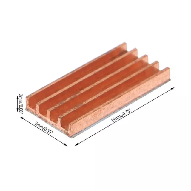 Pure Copper Cooling Heatsinks Pad for Motherboard DDR VGA Memory Chipset