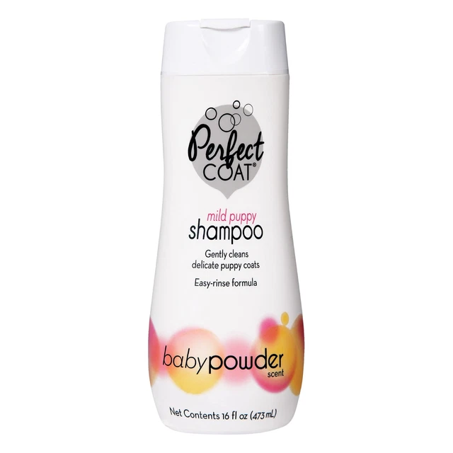 Puppy Shampoo, Baby Powder Scent, 16-Ounce
