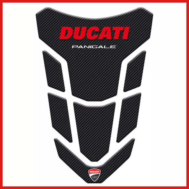 paraserbatoio adesivo per moto DUCATI PANIGALE tankpad 3d CARBON