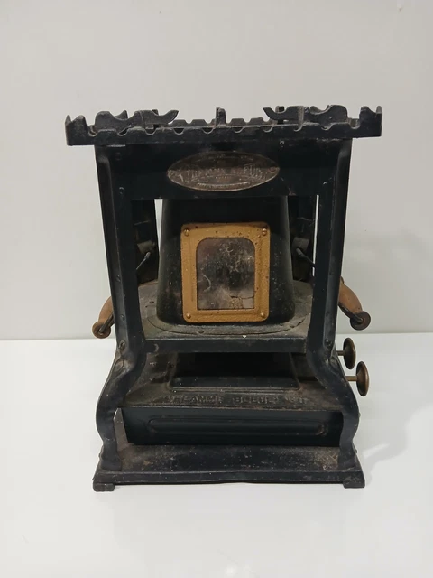 Brûleur De Cuisinière à Pétrole Georg Haller – Fonte émaillée – 1900-1920