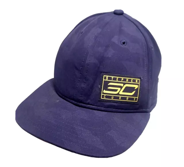 Stephen Curry  SC Baseball Style Hat - Under Armor UA Blue Camo Cap Adjustable