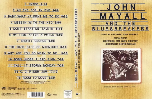 John Mayall - DVD - Live at Capitol New Jersey 1982 - DVD von 2008 - NEU + OVP !