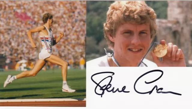 Steve Cram: Olympia 1984 Silber, WM 1.1983, EM 1.1982+1986 1500m Leichtathletik