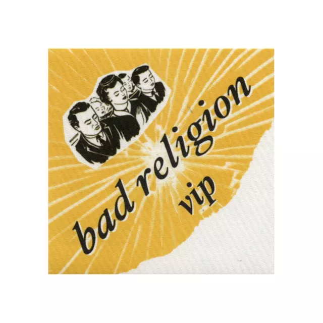 Bad Religion 2002 The Process of Belief concert tour Backstage Pass