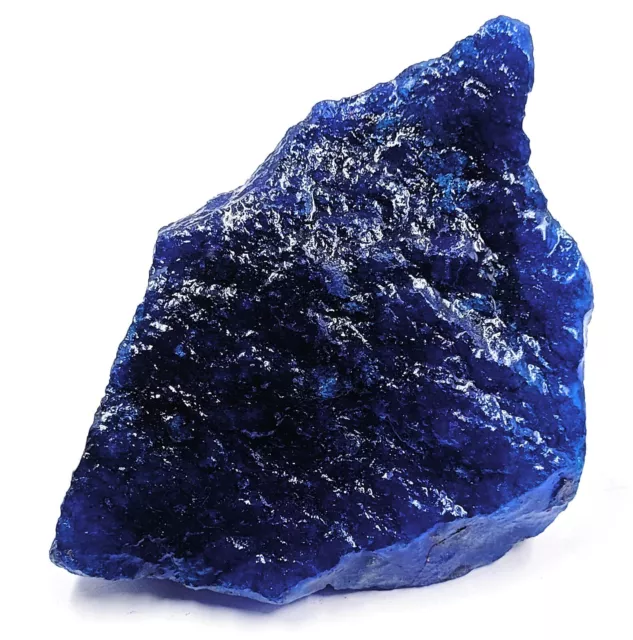 Earth Mined 1930 Ct Natural Royal Blue Sapphire Raw Rough Certified Gemstone MKQ