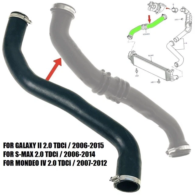 Turbo Intercooler Hose Pipe for Ford MONDEO IV S MAX GALAXY 2.0 TDCI 6G916K683AG