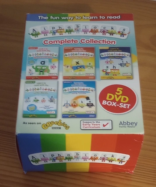 ALPHABLOCKS COMPLETE COLLECTION DVD Box Set - CBeebies Learn
