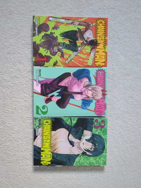 Chainsaw Man Manga Set 1-5 by Tatsuki Fujimoto