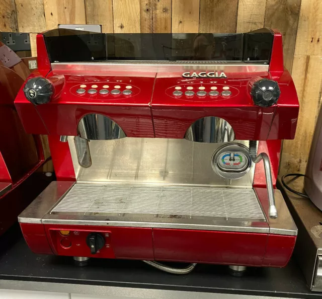 GAGGIA GD Compact 2 Group Espresso Coffee Machine RED