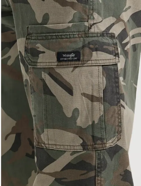 WRANGLER MEN'S CARGO Pants with Stretch TAPER FIT New $34.99