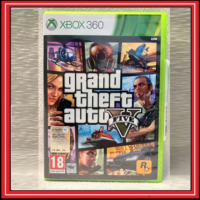 GTA Grand Theft Auto V 5 per XBOX 360 Microsoft in Italiano PAL Retrogame Usato