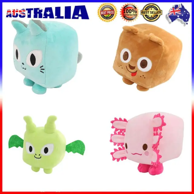 Floppa Plush Toy Cute Cartoon Cat Plushie Cube Square Stuffed Dolls For  Children And Friend Birthday Gift