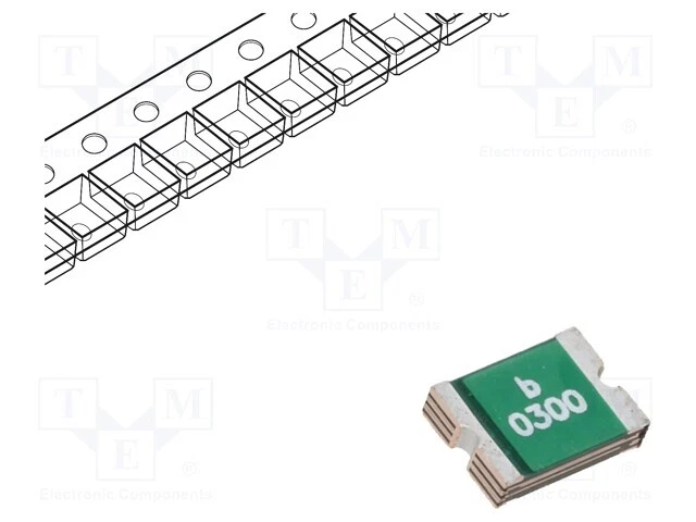 Sécurité: Ptc Polymère Imax: 100A 3A Geh : 1812 0ZCG 0ZCG0300FF2B Smd-Polymersi