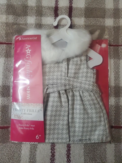 AMERICAN GIRL FROSTY FRILLS COLLECTION VEST NIP Fashion Show No Doll