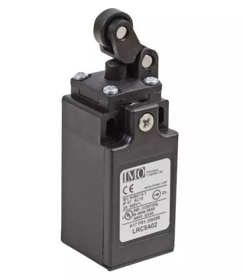 1-Way Roller Top Actuation Limit Switch, 1NO 1NC, 3A - IMO PRECISION CONTROLS