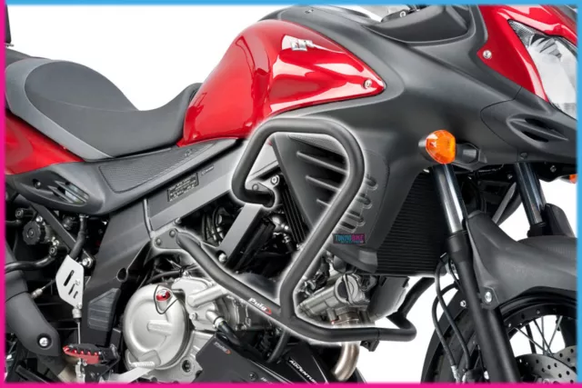 Puig Protections Tubulaires  Pour Suzuki Dl650Xt V-Strom 15-20 Noire