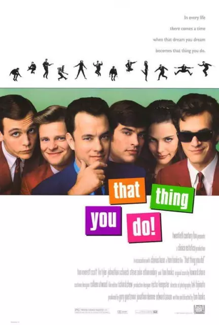 THAT THING YOU DO Movie POSTER 27 x 40 Tom Hanks, Liv Tyler, Charlize Theron, A