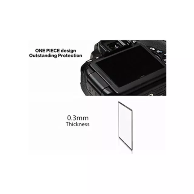 GGS LARMOR Self-Adhesive Optical Glass LCD Screen Protector for Nikon D800/D800E 3