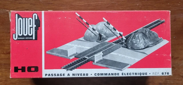 Rail Jouef Ancien Avec Contact électrique - Voie Droite Vintage - Occasion