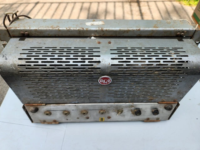 RCA MI 12245 Theatre Tube Amplifier For parts