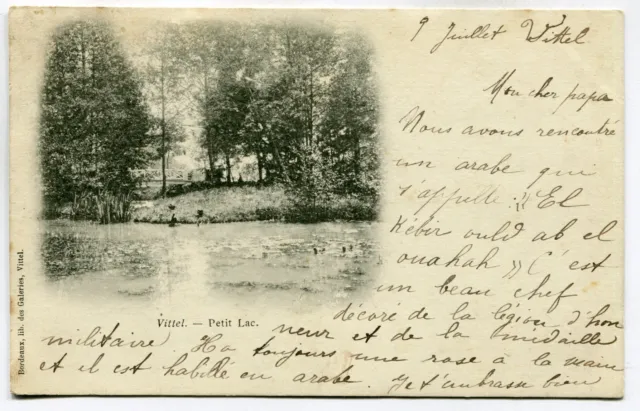 CPA - Carte Postale - France - Vittel - Petit Lac - 1902 (SV6200)