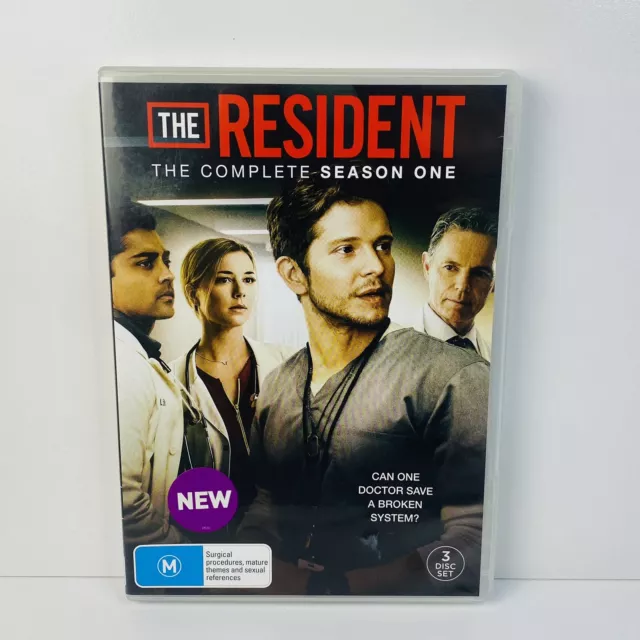 The Resident : Season 1 (DVD, 2018) Region 4 - Fast Free Post - NEAR MINT