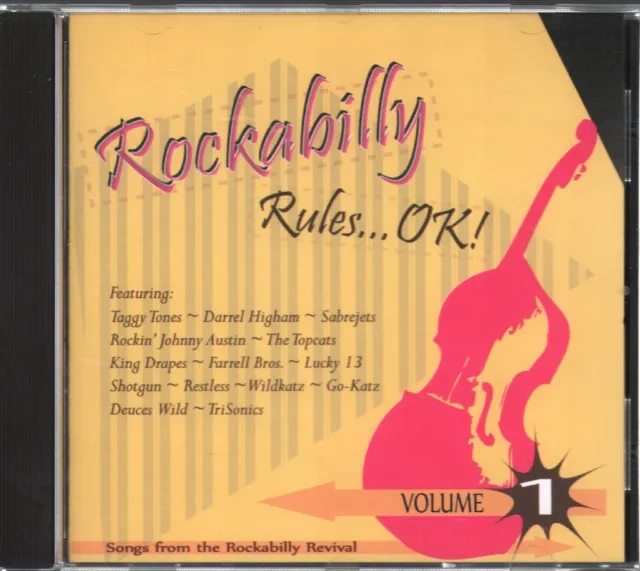 VARIOUS ARTISTS ROCKABILLY Rules Ok Volume 1 CD UK Raucous 2010