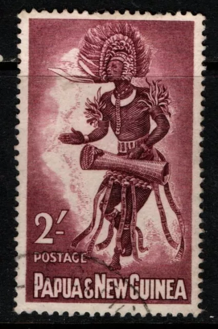 Papua New Guinea 1961 1963 2/- Male Dancer SG31 Used