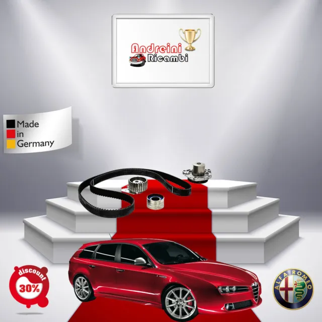 Kit Distribuzione + Pompa Acqua Alfa 159 2.4 Jtdm 154Kw 210Cv Dal 2011-Fp14512V